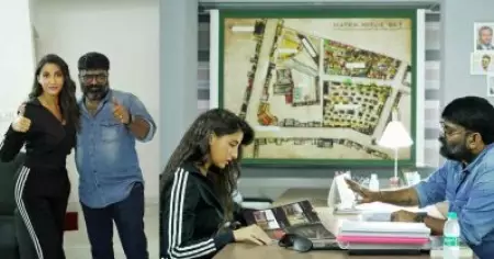 ടോളിവുഡ് ഡെബ്യൂ; മട്കയുടെ ലുക്ക് ടെസ്റ്റിനായി നോറ ഫത്തേഹി ഹൈദരാബാദില്‍