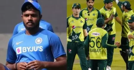 സഞ്ജു ഇപ്രാവശ്യവും ഡ്രിങ്ക്‌സും കൊടുത്ത് സ്ഥലവും കണ്ട് വരേണ്ടി വരും; ദയയില്ലാതെ കടുത്ത വാക്കുകളുമായി പാക് സൂപ്പര്‍ താരം