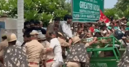 '118 ദിവസം ക്ഷമയോടെ നിന്നു, ഇനിയെങ്കിലും അവരുടെ കാതുകള്‍ തുറക്കട്ടെ'; നോയിഡയിലെ കര്‍ഷക സമരം അഞ്ചാം മാസത്തിലേക്ക്