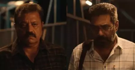 'നീ ഗിമ്മിക്സ് കാട്ടി തുടങ്ങിയല്ലേ'; ബിജു മേനോനും സുരേഷ് ഗോപിയും നേർക്കുനേർ; ഗരുഡൻ ട്രെയ്‌ലർ