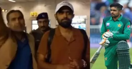 ബാബര്‍ തിരിച്ച് നാട്ടിലെത്തിയപ്പോള്‍ സംഭവിച്ചത്; സുരക്ഷാ ഉദ്ദ്യോഗസ്ഥര്‍ ആരാധകരോട്  മാറി നില്‍ക്കാന്‍ പറഞ്ഞു