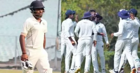 സഞ്ജുവിന്റെ കേരളത്തിന് അഞ്ച് അര്‍ധ സെഞ്ച്വറി; ആദ്യ ഇന്നിങ്‌സില്‍ കേരളം തകര്‍ത്തു