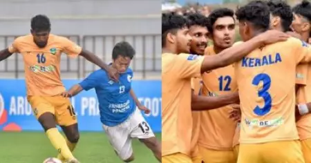 സന്തോഷ് ട്രോഫിയില്‍ കേരളം മുന്നോട്ട്; ക്വാര്‍ട്ടര്‍ ഫൈനല്‍ ഉറപ്പിച്ചു