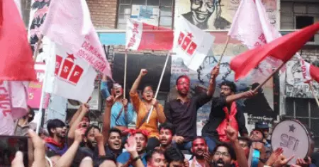 ജെ.എന്‍.യു തെരഞ്ഞെടുപ്പ്; വോട്ടെണ്ണല്‍ പുരോഗമിക്കുമ്പോള്‍ നാലില്‍ മൂന്നിലും ഇടതുസഖ്യത്തിന്റെ ലീഡ്