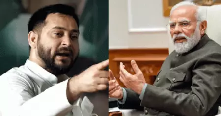 സാധാരണക്കാരുടെ താലിമാല തട്ടിയെടുത്തതിന്റെ ഉത്തരവാദിയാര്?; പുല്‍വാമ, നോട്ട് നിരോധനത്തില്‍ മോദിക്കെതിരെ തേജസ്വി യാദവ്
