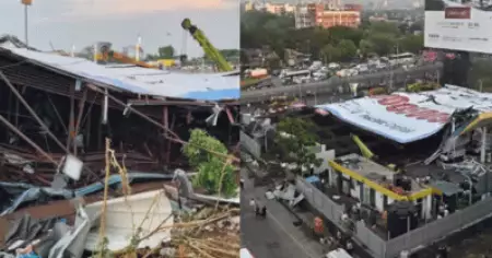 പരസ്യ ബോര്‍ഡ് തകര്‍ന്നുവീണുണ്ടായ മരണം; കമ്പനി ഉടമസ്ഥന്‍ അറസ്റ്റില്‍