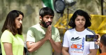 ഇത് വിജയത്തിലേക്കുള്ള ചുവടുവെപ്പ്; ബ്രിജ്ഭൂഷണെതിരായ കോടതി നടപടിയില്‍ പ്രതികരിച്ച് ഗുസ്തി താരങ്ങള്‍