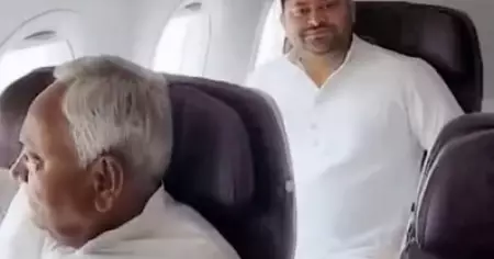 ചന്ദ്രബാബു നായിഡു ദല്‍ഹിയിലേക്ക്; ഒരേ വിമാനത്തില്‍ നിതീഷും തേജസ്വി യാദവും; വീഡിയോ