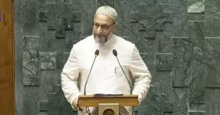 'ജയ് ഭീം, ജയ് ഫലസ്തീന്‍' സത്യപ്രതിജ്ഞക്കിടെ ഒവൈസി; രാജ്യദ്രോഹമെന്ന് ബി.ജെ.പി നേതാക്കള്‍