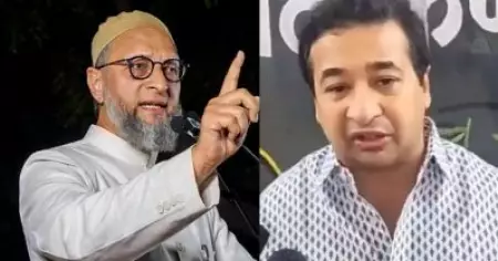 ജയ് ഫലസ്തീന്‍ മുദ്രാവാക്യം; ഉവൈസിയുടെ നാവ് അരിയുന്നവര്‍ക്ക് പാരിതോഷികം പ്രഖ്യാപിച്ച് ബി.ജെ.പി എം.എല്‍.എ