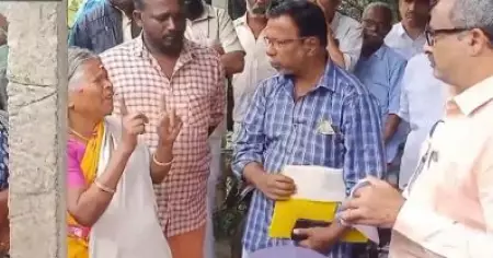കുടുംബഭൂമിയിൽ കൃഷിയിറക്കാനെത്തിയ നഞ്ചിയമ്മയെ തടഞ്ഞ് റവന്യൂ വകുപ്പ്