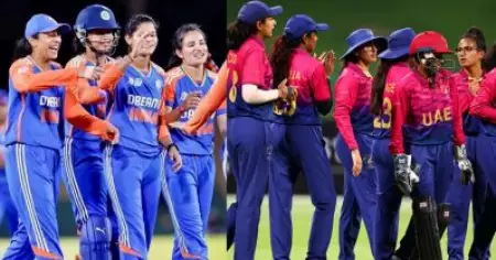 ഏഷ്യ കപ്പിലെ ആദ്യ 'ട്രിപ്പിള്‍ സെഞ്ച്വറി'; ചരിത്രനേട്ടത്തില്‍ ഇന്ത്യയും യു.എ.ഇയും