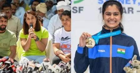 ഒളിമ്പിക്‌സിലെ മെഡല്‍ നേട്ടത്തിനുപിന്നാലെ ഗുസ്തി താരങ്ങളെ പിന്തുണച്ചുള്ള മനു ഭാക്കറുടെ പോസ്റ്റ് ചര്‍ച്ചയില്‍