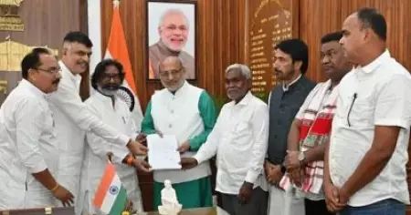 രാജിക്കത്ത് സമര്‍പ്പിച്ച് ചാമ്പായ് സോറന്‍; ഹേമന്ത് സോറന്‍ വീണ്ടും ജാര്‍ഖണ്ഡ് മുഖ്യമന്ത്രി
