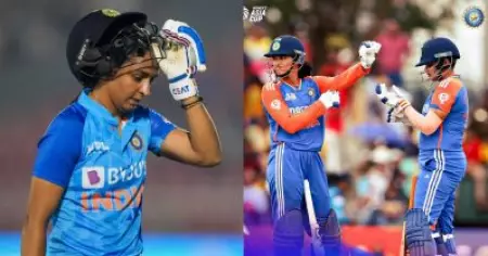 നാല് റണ്‍സകലെ നഷ്ടപ്പെട്ടത് ചരിത്ര നേട്ടം; റെക്കോഡ് കൈവിട്ടെങ്കിലും കിരീടമണിയാന്‍ ഹര്‍മന്‍