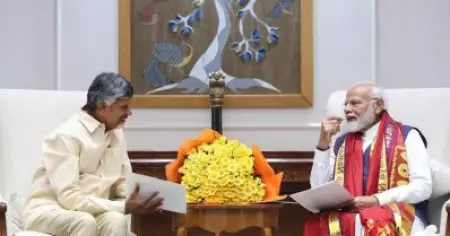 ആന്ധ്രാപ്രദേശിന്റെ കടം എഴുതി തള്ളാൻ മോദിയോട് ആവശ്യപ്പെട്ട് ചന്ദ്രബാബു നായിഡു