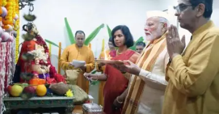 സ്വാതന്ത്ര്യ സമരത്തില്‍ ജനങ്ങളെ ഒരുമിച്ച് നിര്‍ത്തിയത് ഗണേശോത്സവം: നരേന്ദ്ര മോദി