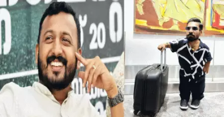ഗിന്നസ് പക്രുവിന്റെ ട്രോളി ബാഗിന് രാഹുല്‍ മാങ്കൂട്ടത്തിലിന്റെ മറുപടി