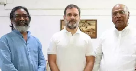 ജാര്‍ഖണ്ഡില്‍ ഭരണമുറപ്പിച്ച് ഇന്ത്യ സഖ്യം; കേവല ഭൂരിപക്ഷം മറികടന്നു