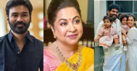 നിങ്ങള്‍ക്ക് നാണമില്ലേ, വിക്കിയും നയനും ഡേറ്റിങ്ങിലാണ്; ധനുഷ് എന്നെ വിളിച്ച് പറഞ്ഞു: രാധിക ശരത്ത്കുമാര്‍