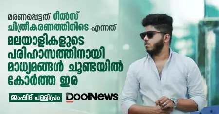 മരണപ്പെട്ടത് റീല്‍സ് ചിത്രീകരണത്തിനിടെ എന്നത് മലയാളികളുടെ പരിഹാസത്തിനായി മാധ്യമങ്ങള്‍ ചൂണ്ടയില്‍ കോര്‍ത്ത ഇര