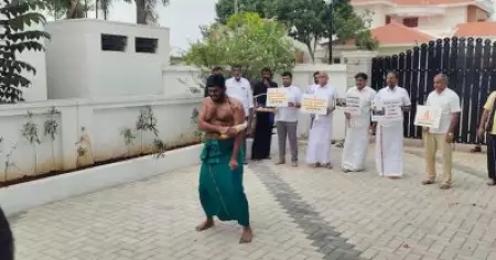 ആറ് തവണ സ്വന്തം ശരീരത്തിൽ ചാട്ടവാറടിച്ച്, 48 ദിവസത്തെ വ്രതം തുടങ്ങി അണ്ണാമലൈ; സർക്കാർ വീഴും വരെ ചെരിപ്പിടില്ല