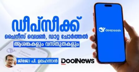 ഡീപ്‌സീക്ക്; ചൈനീസ് വെപ്പണ്‍, ഡാറ്റ ചോര്‍ത്തല്‍... ആശങ്കകളും വസ്തുതകളും