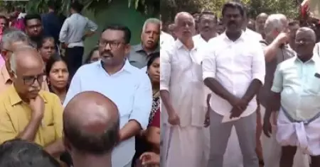 പാരിയത്ത്കാവ് കോളനി ഒഴിപ്പിക്കാനെത്തി അഭിഭാഷക കമ്മീഷന്‍; പ്രതിഷേധത്തിനൊടുവില്‍ പിരിഞ്ഞുപോക്ക്