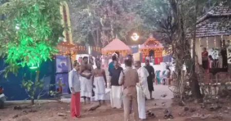 കണ്ണൂരില്‍ ക്ഷേത്രത്തില്‍ വെടിക്കെട്ടിനിടെ അപകടം; അഞ്ച് പേര്‍ക്ക് പരിക്ക്, ഒരാളുടെ നിലഗുരുതരം