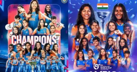 സൗത്ത് ആഫ്രിക്കയെ പരാജയപ്പെടുത്തി മറ്റൊരു ടി-20 ലോകകപ്പ് കിരീടം; തോല്‍വിയറിയാതെ വിശ്വം ജയിച്ച് ഇന്ത്യ