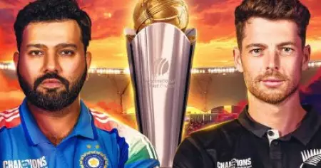 ചാമ്പ്യന്‍സ് ട്രോഫി ഫൈനല്‍: തുടക്കം 2023 ലോകകപ്പ് ഫൈനലിന് സമാനം; ഇന്ത്യയ്ക്ക് ആശ്വാസം ന്യൂസിലാന്‍ഡിന്റെ വജ്രായുധം പുറത്ത്