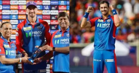 രാജസ്ഥാന് നേരെ തീ തുപ്പിയ ദല്‍ഹിയുടെ ബ്രഹ്‌മാസ്ത്രം; ഇവന്‍ എറിഞ്ഞിട്ടത് മിന്നല്‍ റെക്കോഡ്!