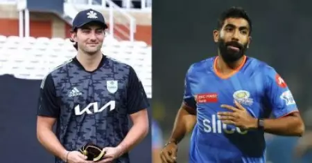 ബുംറക്കെതിരെ ആദ്യ പന്തില്‍ സിക്‌സോ ഫോറോ അടിക്കും; വന്‍ പ്രസ്താവനയുമായി ടിം ഡേവിഡ്