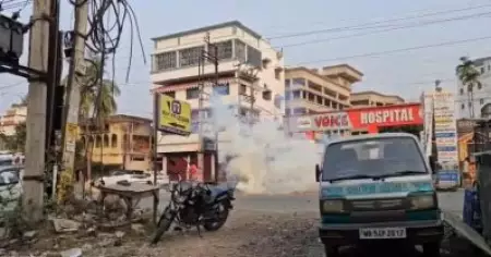 ബംഗാളില്‍ വഖഫ് നിയമ ഭേദഗതിയെച്ചൊല്ലി സംഘര്‍ഷം; പൊലീസുകാര്‍ക്കടക്കം പരിക്ക്