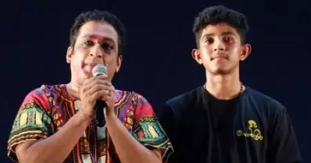 സന്തോഷ് കീഴാറ്റൂരിന്റെ മകനെ ബി.ജെ.പി പ്രവര്‍ത്തകര്‍ മര്‍ദിച്ചതായി പരാതി