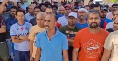 എട്ട് മാസമായി ശമ്പളമില്ല, കുടിവെള്ളവും ഭക്ഷണവുമില്ല; സൗദിയില്‍ നൂറുകണക്കിന് ഇന്ത്യന്‍ തൊഴിലാളികള്‍ കുടുങ്ങിക്കിടക്കുന്നതായി റിപ്പോര്‍ട്ട്
