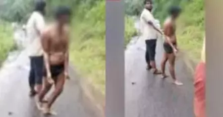 അട്ടപ്പാടിയില്‍ ആദിവാസി യുവാവിനെ വിവസ്ത്രനാക്കി കെട്ടിയിട്ട് മര്‍ദിച്ചതായി പരാതി; മര്‍ദനം വാഹനത്തിന് മുന്നില്‍ ചാടിയെന്ന് പറഞ്ഞ്