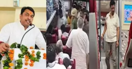 സീറ്റ് മാറണമെന്നാവശ്യം; വന്ദേഭാരതില്‍ യുവാവിനെ ആക്രമിച്ച് ബി.ജെ.പി എം.എല്‍.എയും സംഘവും