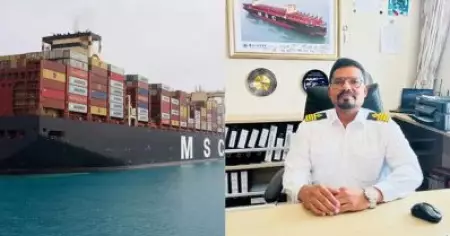 തൃശൂരുകാരന്‍ കപ്പിത്താനായ ലോകത്തെ ഏറ്റവും വലിയ ചരക്ക് കപ്പല്‍ വിഴിഞ്ഞത്ത് നങ്കൂരമിട്ടു
