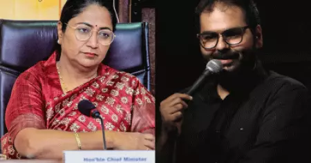 കുനാല്‍ കമ്രയ്ക്ക് സ്വന്തം റിസ്‌ക്കില്‍ ദല്‍ഹിയിലെത്തി പരിപാടി അവതരിപ്പിക്കാം; സ്വാഗതം ചെയ്ത് രേഖ ഗുപ്ത, വിമര്‍ശനം