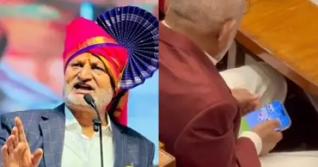 നിയമസഭാ സമ്മേളനത്തിനിടെ റമ്മി കളിച്ച് മഹാരാഷ്ട്ര മന്ത്രി; വിമര്‍ശനം