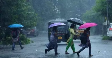 കേരളത്തില്‍ വീണ്ടും മഴ; ഞായറാഴ്ച രണ്ട് ജില്ലകളില്‍ ഓറഞ്ച് അലേര്‍ട്ട്