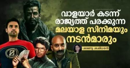 വാളയാര്‍ കടന്ന് രാജ്യത്ത് പരക്കുന്ന മലയാള സിനിമയും നടന്‍മാരും