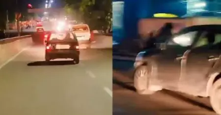 യു.പിയില്‍ ഹോം ഗാര്‍ഡിനെ അഞ്ച് കിലോമീറ്ററോളം കാറില്‍ വലിച്ചിഴച്ചു; ഒരാള്‍ അറസ്റ്റില്‍