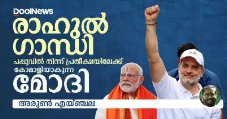 രാഹുല്‍ ഗാന്ധി; പപ്പുവില്‍ നിന്ന് പ്രതീക്ഷയിലേക്ക്,കോമാളിയാവുന്ന നരേന്ദ്ര മോദി