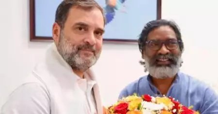 ബീഹാറിലെ വോട്ടര്‍ അധികാര്‍ യാത്രയില്‍ അണിചേരാന്‍ ഹേമന്ത് സോറനും