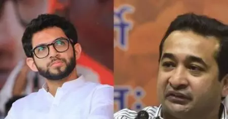 'ഇപ്പറയുന്നവര്‍ ഇന്ത്യ-പാക് മത്സരം ബുര്‍ഖ ധരിച്ച് കാണുമായിരിക്കും'; ആദിത്യ താക്കറെയെ പരിഹസിച്ച് നിതേഷ് റാണെ