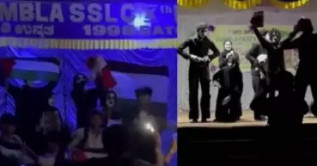ഫലസ്തീൻ അനുകൂല മൈം അവതരിപ്പിച്ച് സ്കൂൾ വിദ്യാർത്ഥികൾ; കലോത്സവം നിർത്തിവെച്ചു