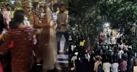ഇഫ്ളുവിലെ ഫലസ്തീൻ റാലി; എ.ബി.വി.പി ആക്രമണത്തിനിരയായവർക്കെതിരെ കേസെടുത്ത് കോൺഗ്രസ് സർക്കാർ