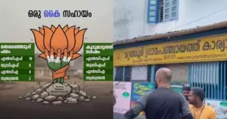 ബി.ജെ.പിക്ക് ഒരു 'കൈ' സഹായം; മറ്റത്തൂരിലെ കോണ്‍ഗ്രസ് പ്രവര്‍ത്തകര്‍ക്കെതിരെ എ.എ. റഹീം